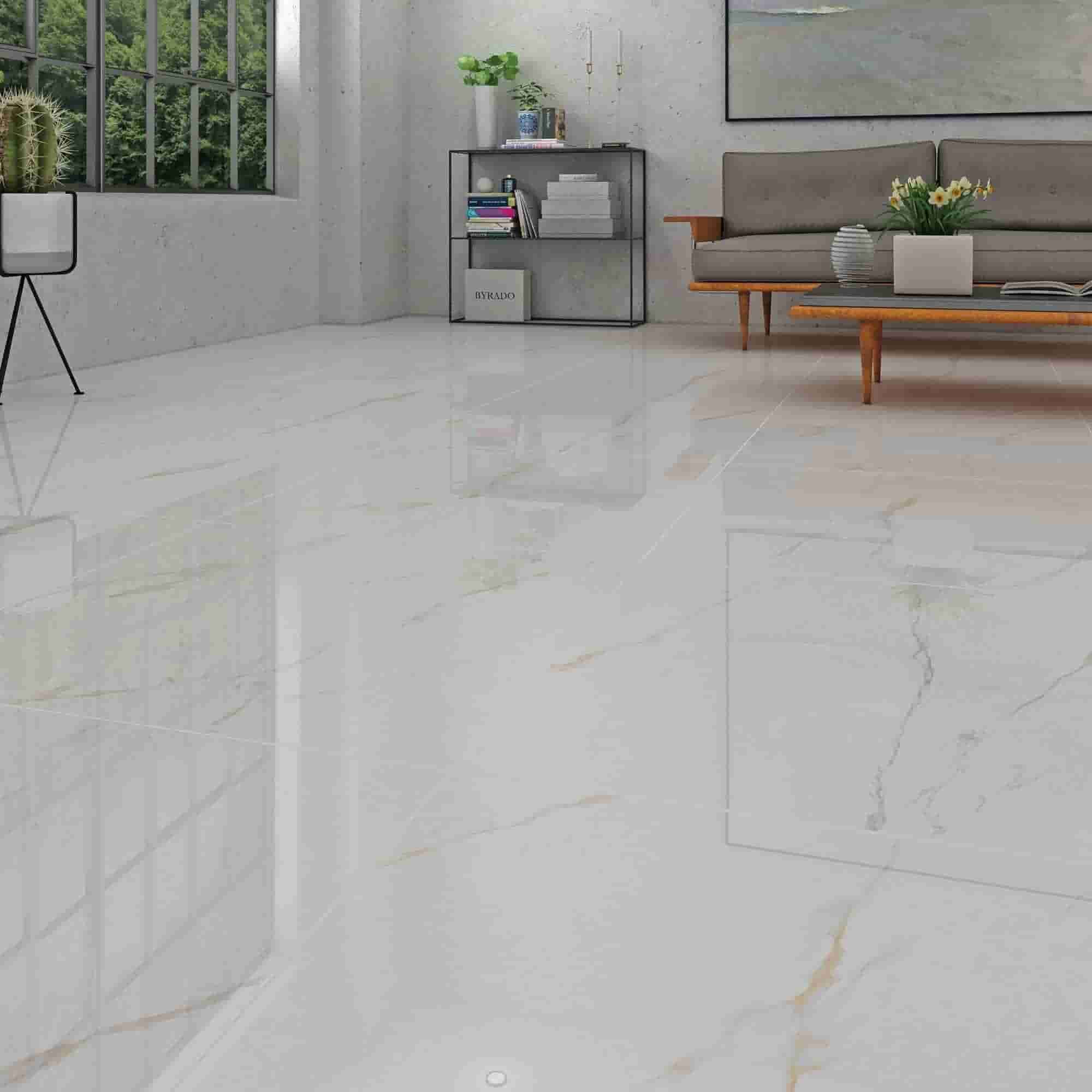 تصویر 2 از سرامیک پرسلان سفید مات با نصب آسان و سریع